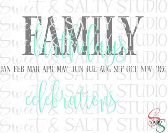 Download Family Birthday Board Svg Etsy