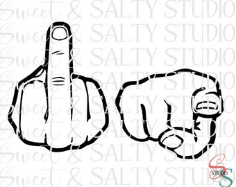 Download Middle finger svg | Etsy