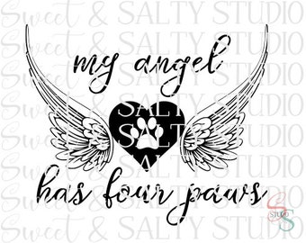 Download Paw wings svg | Etsy