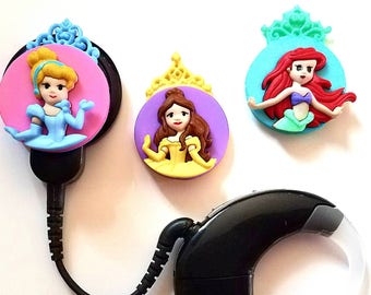 Cochlear Cuties: Princesses! Please select quantity 2 for a pair!