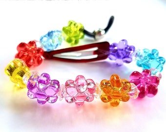 Rockin Aid Retainers: Delightful Daisies in Random Rainbow Colors!  Please select quantity 2 for a pair!