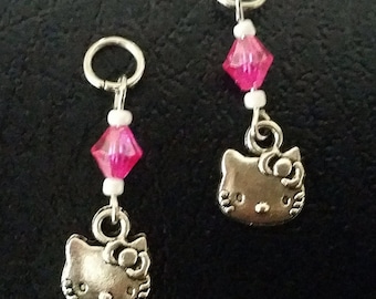 Kitty Cat Hearing Aid Charm