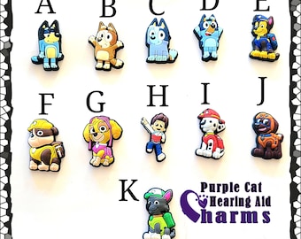 Cochlear Cutie or Hearing Aid Tube Trinkets:  Cute Dogs!  Many to choose from to mix or match!