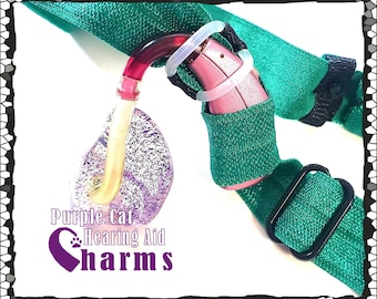 Seasonal HearBands Adjustable Hearing Aid and Cochlear Implant HearBand Headbands in festive Holiday Prints!