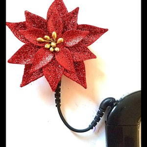 Cochlear Cuties: Christmas Poinsettia Blossoms!  Please select quantity 2 for a pair!