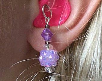 Hearing Aid Charms: Darling Disco Balls!  Also available in earrings  (peirced or clip ons) and Matching Mother Daughter Set!