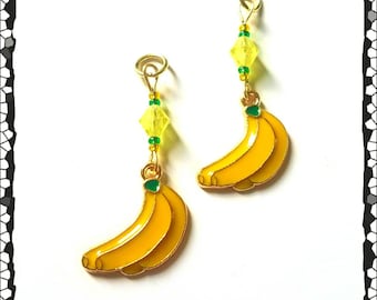 Fruit Hearing Aid Charms: Czech Glass Accents