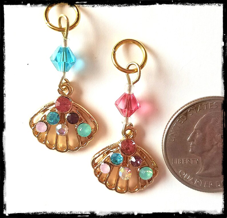 Hearing Aid Charms Stunning Gold Plated and Jeweled Hollow Etsy