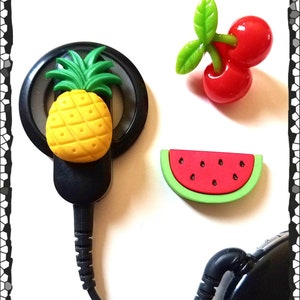 Cochlear Cuties or Hearing Aid Tube Trinkets: Watermelons, Pineapples and Cherries!  Please Select Quantity 2 for a pair!