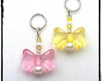 Hearing Aid Charms:  Beautiful Bows (available in a matching Mother Daughter Set)!