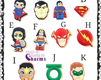 Hearing Aid Tube Trinkets or Cochlear Cuties:  Superhero Inspired Characters Batch 2!  Please select quantity 2 for a pair!