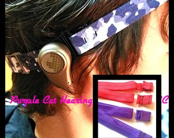 BAHA Adjustable Athletic Hear-bands! Baha hearing aid headbands.  Base and BAHA device not included. One size fits most!