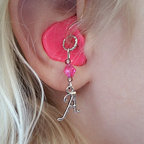 Hearing Aid Charms Sparkly Unicorn Mermaids With Czech Glass Etsy