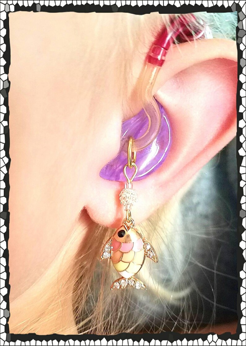 Hearing Aid Charms Beautiful Enamel Jeweled Rhinestone Pastel Etsy