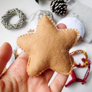 Felt gingerbread cookie ornament Christmas Tree image 6