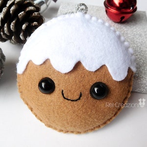 Felt gingerbread cookie ornament Christmas Tree Ball