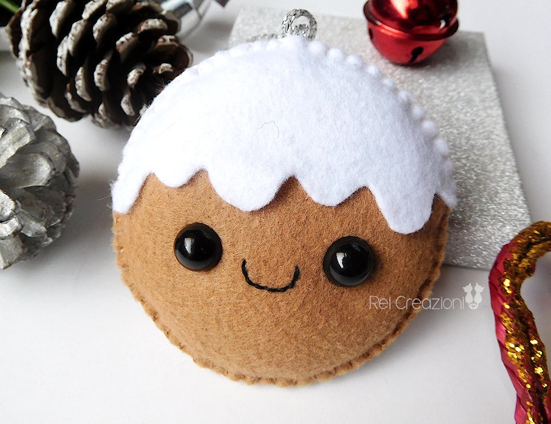 Felt gingerbread cookie ornament Christmas Tree Ball