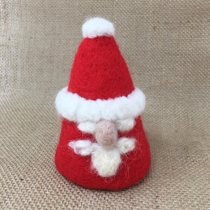 Handmade needle felt Santa