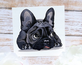 FRENCH BULLDOG DOG DOGS CHROME License Plate Frame Tag Holder