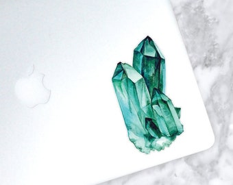 Emerald Gemstone Sticker | Emerald Vinyl Decal | Gem Decal | Crystal Decal  | Healing Crystal  Decal  | Tumbler Decal