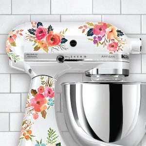 Wildflower Posy Mixer Decals | Watercolor Floral Decals | Kitchen Mixer Decals | Stand Mixer Decals | Wild Flower Decal