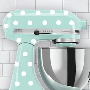 Polka Dot Mixer Decals | Polka Dot Decals | Polka Dot Stickers | Polka Dot Kitchen Decor | Stand Mixer Decals