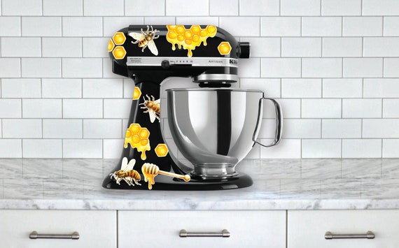 Honey Bee Mixer Decals | Honeycomb Decals | Watercolor Bee Stickers | Stand  Mixer Decals | Kitchen Sticker | Bee Kitchen Decor | Honey Decal