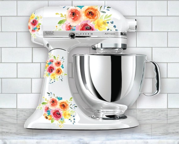 How to Make Vinyl Decals + Designs for Instant Pot, KitchenAid Mixer, &  Keurig! 