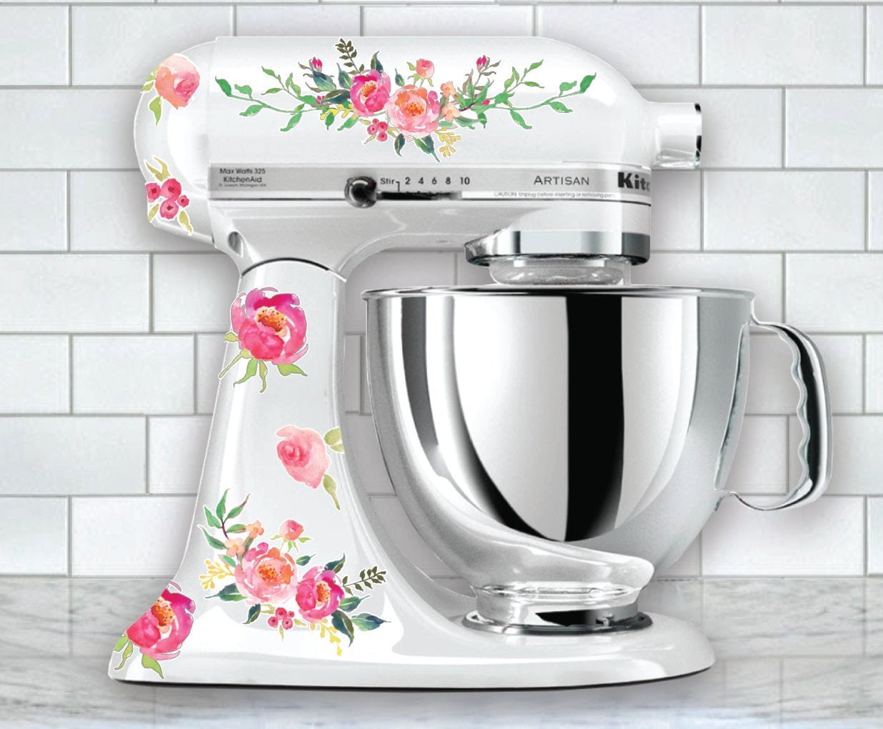 EXCLUSIVE - The Pioneer Woman {Second} Edition Custom Floral KitchenAid  Mixer {Artisan Series mixer Included}