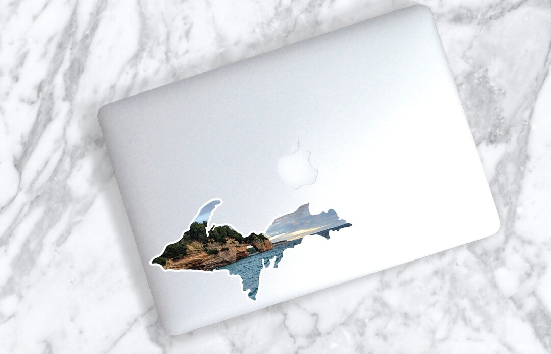 Pictured Rocks Sticker | Michigan Upper Peninsula Decal | Upper ...