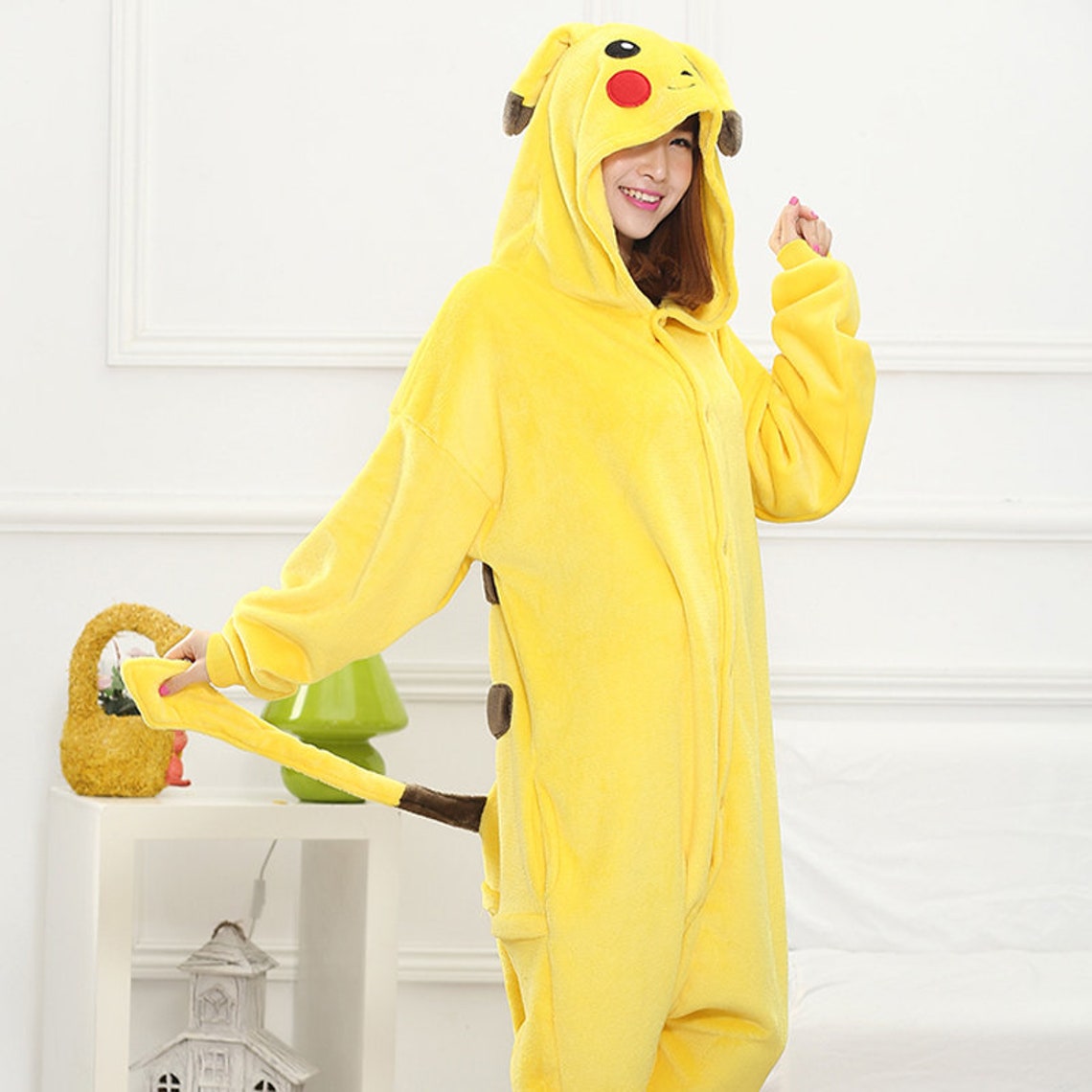 Pikachu Onesie for Kids Hooded Onesie Kids Kigurumi Pokemon Etsy