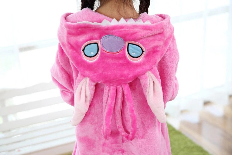 Stitch Onesie for Kids Hooded Onesie Kids Kigurumi Costume Etsy
