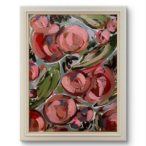 Organic Abstract with Pinks