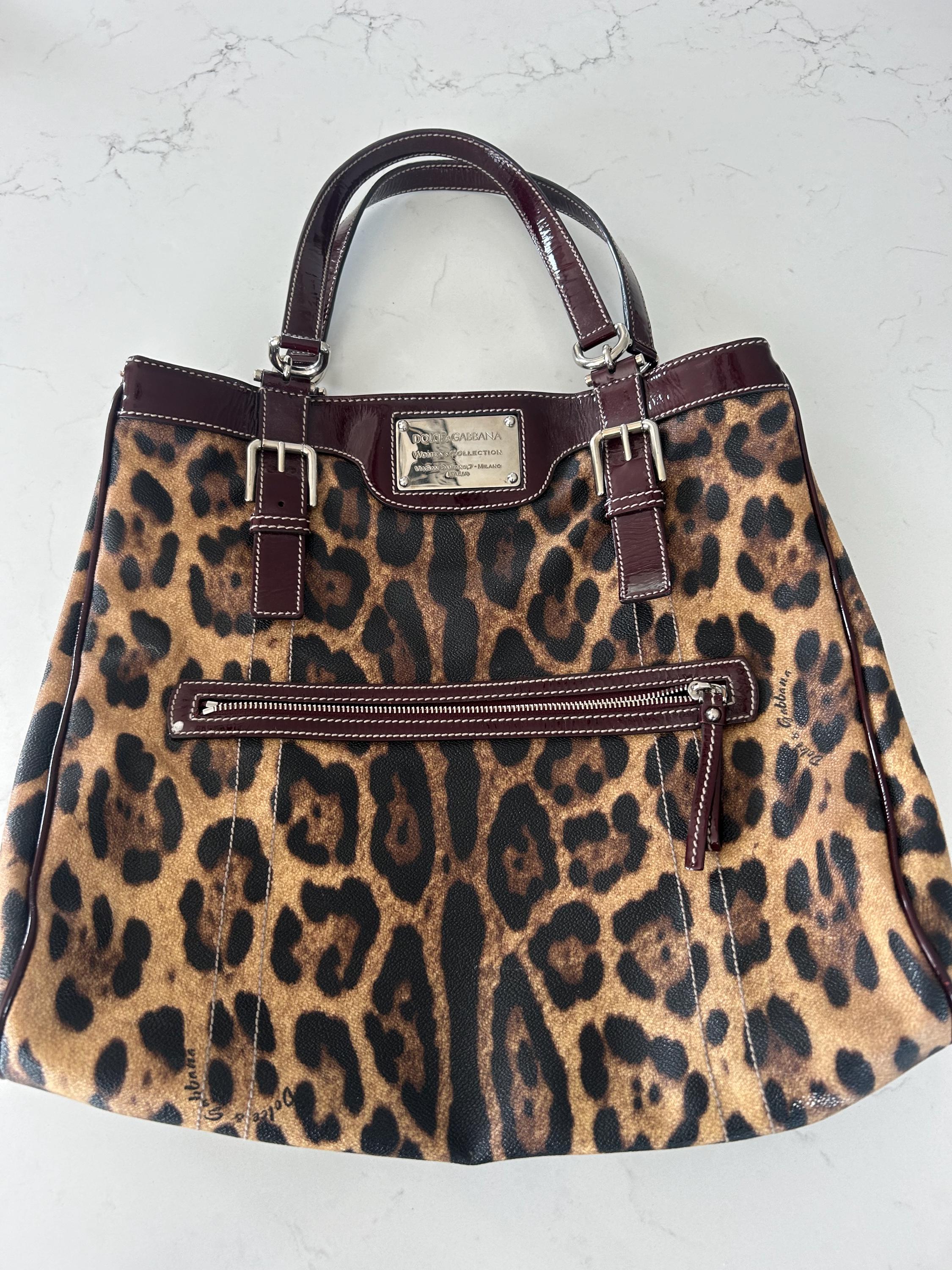 【VIP価格】DOLCE & GABBANA Leopard Mini Mirror Bag Mini Sicily handbag in Animal Print for Women