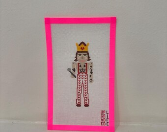 Mono de Harry Styles con corazones de Cascanueces, lienzo bordado a mano