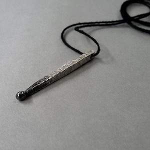 Burned Sterling Silver pendant