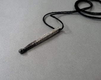 Burned Sterling Silver pendant