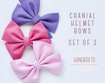 BERRY FAIRY PRINCESS Collection - 3 Cranial Helmet Bows - Doc Band Bow - Starband Bow