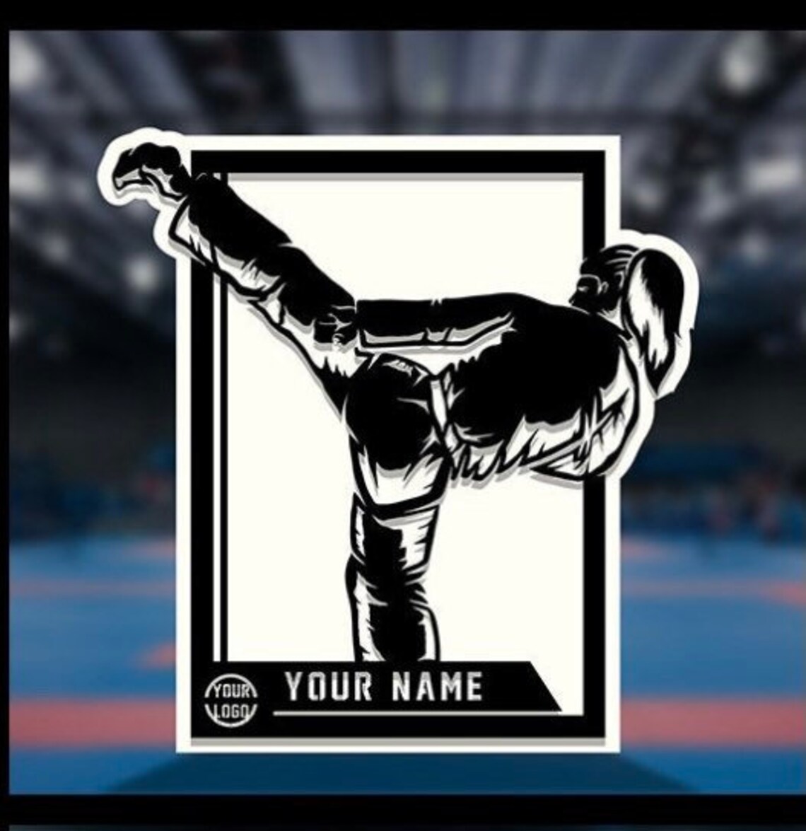 3D Wood Martial Arts Plaque Martial Arts Sign Karate Etsy