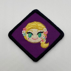 Punzie Emoji Embroidered Patch