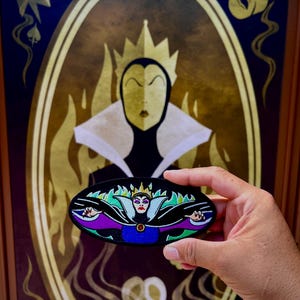 Glowing Evil Queen Embroidered Patch