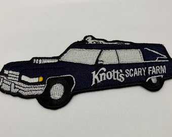 GLOWING Haunted Hearse Embroidered Patch