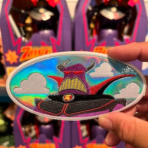 Glowing Holo Vinyl Embroidered Zurg Patch