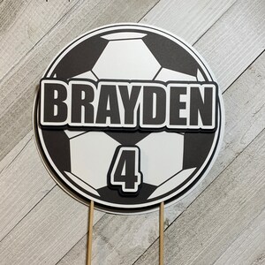 Soccer Centerpiece - Soccer  Party Centerpiece - Party Centerpiece - Soccer Decorations