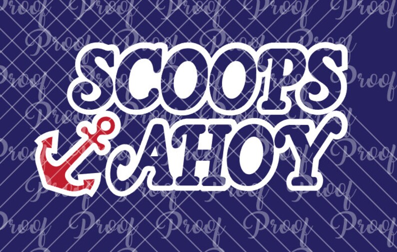 Stranger Things Scoops Ahoy SVG DIY Cutting File Vector Etsy