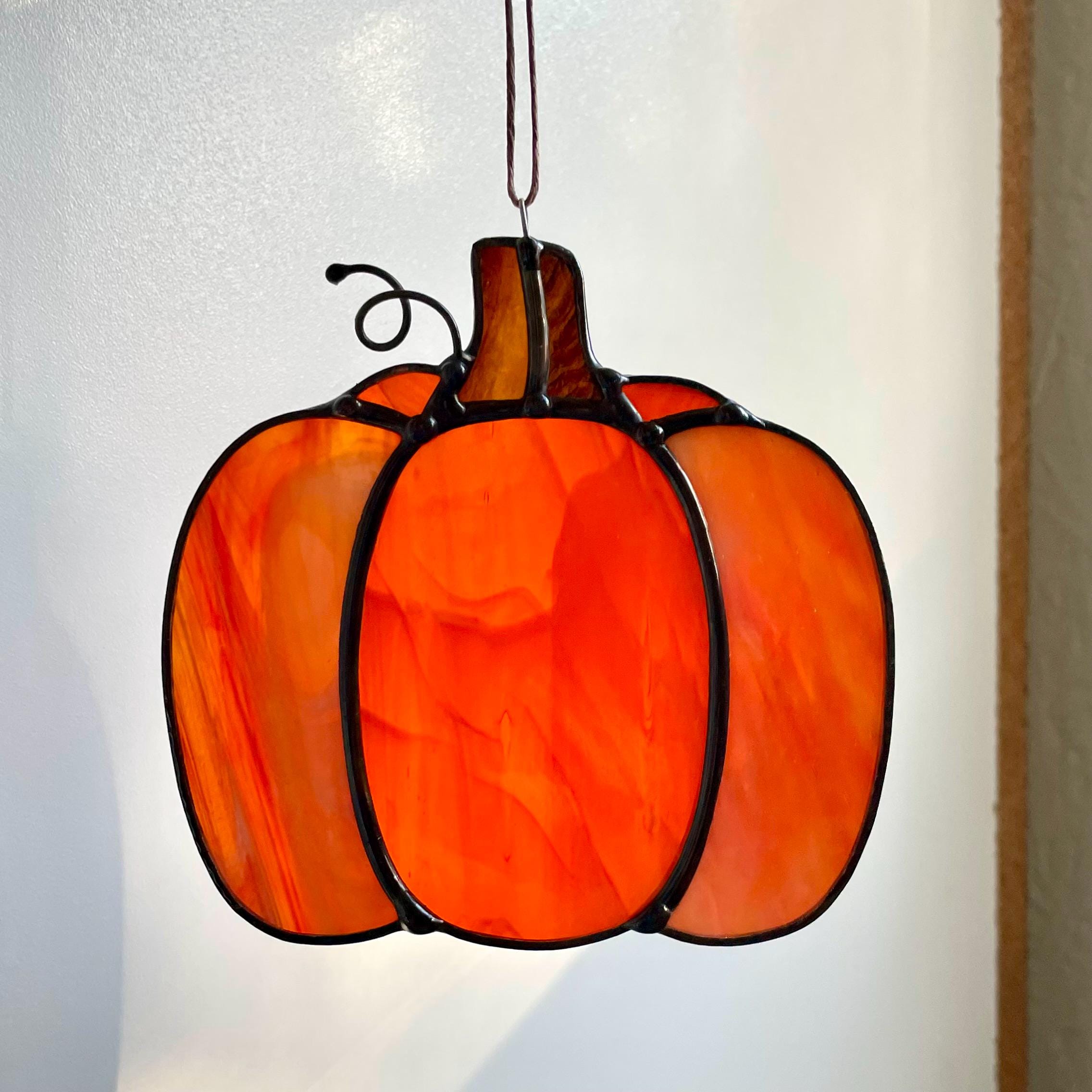 PUMPKIN Stained Glass Pattern (digital Download) Beginner Fall Autumn ...
