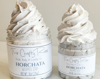 NEW! Horchata Whipped Soap | Horchata Foaming Bath Whip  |Gift | Self Care | Spa | Horchata Soap | Foaming Bath Whip