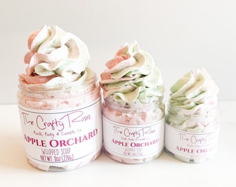 Apple Orchard Whipped Soap | Foaming Bath & Shave Whip