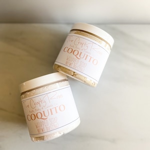 Coquito Whipped Soap: Coconut, Vanilla, Rum & Cinnamon