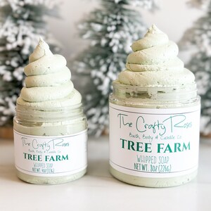 NEW! Tree Farm Whipped Soap | Tree Farm Foaming Bath Whip  |Gift | Self Care | Spa | Tree Farm Soap | Foaming Bath Whip